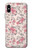 S3095 Vintage Rose Pattern Case Cover Custodia per iPhone X, iPhone XS