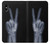 S3101 X-ray Peace Sign Fingers Case Cover Custodia per iPhone X, iPhone XS