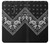 S3363 Bandana Black Pattern Case Cover Custodia per LG Q Stylo 4, LG Q Stylus