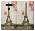 S2108 Eiffel Tower Paris Postcard Case Cover Custodia per LG V40, LG V40 ThinQ