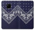 S3357 Navy Blue Bandana Pattern Case Cover Custodia per Huawei Mate 20 Pro