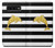 S2882 Black and White Striped Gold Dolphin Case Cover Custodia per Samsung Galaxy S10 Plus