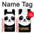 S2662 Cute Panda Cartoon Case Cover Custodia per Samsung Galaxy S10