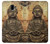 S0344 Buddha Rock Carving Case Cover Custodia per Samsung Galaxy J6+ (2018), J6 Plus (2018)