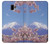 S1060 Mount Fuji Sakura Cherry Blossom Case Cover Custodia per Samsung Galaxy J6+ (2018), J6 Plus (2018)