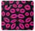 S2933 Pink Lips Kisses on Black Case Cover Custodia per Samsung Galaxy J6+ (2018), J6 Plus (2018)