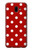 S2951 Red Polka Dots Case Cover Custodia per Samsung Galaxy J6+ (2018), J6 Plus (2018)