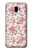 S3095 Vintage Rose Pattern Case Cover Custodia per Samsung Galaxy J6+ (2018), J6 Plus (2018)