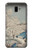 S3350 Utagawa Hiroshige Drum Bridge Yuhi Hill in Meguro Case Cover Custodia per Samsung Galaxy J6+ (2018), J6 Plus (2018)