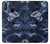 S2959 Navy Blue Camo Camouflage Case Cover Custodia per Huawei Honor 10 Lite, Huawei P Smart 2019