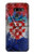 S3313 Croatia Flag Vintage Football Graphic Case Cover Custodia per LG G8 ThinQ