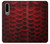 S2879 Red Arowana Fish Scale Case Cover Custodia per Huawei P30