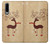 S3081 Wooden Raindeer Graphic Printed Case Cover Custodia per Huawei P30