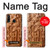 S1307 Fish Wood Carving Graphic Printed Case Cover Custodia per Huawei P30 lite