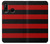 S2638 Black and Red Striped Case Cover Custodia per Huawei P30 lite