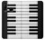 S3078 Black and White Piano Keyboard Case Cover Custodia per Huawei P30 lite