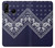 S3357 Navy Blue Bandana Pattern Case Cover Custodia per Huawei P30 lite