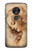 S1045 Leonardo da Vinci Woman's Head Case Cover Custodia per Motorola Moto G7 Play