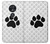 S2355 Paw Foot Print Case Cover Custodia per Motorola Moto G7 Play