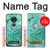 S2653 Dragon Green Turquoise Stone Graphic Case Cover Custodia per Motorola Moto G7 Play