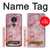 S2843 Pink Marble Texture Case Cover Custodia per Motorola Moto G7 Play