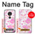 S3036 Pink Sweet Flower Flora Case Cover Custodia per Motorola Moto G7 Play