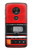 S3204 Red Cassette Recorder Graphic Case Cover Custodia per Motorola Moto G7 Play