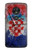 S3313 Croatia Flag Vintage Football Graphic Case Cover Custodia per Motorola Moto G7 Play