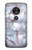 S2316 Dark Blue Marble Texture Graphic Print Case Cover Custodia per Motorola Moto G7 Power