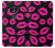 S2933 Pink Lips Kisses on Black Case Cover Custodia per Motorola Moto G7 Power