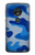 S2958 Army Blue Camo Camouflage Case Cover Custodia per Motorola Moto G7 Power