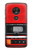 S3204 Red Cassette Recorder Graphic Case Cover Custodia per Motorola Moto G7 Power