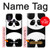 S2085 Panda Minimalist Case Cover Custodia per Samsung Galaxy A40