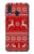 S2835 Christmas Reindeer Knitted Pattern Case Cover Custodia per Samsung Galaxy A40