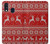 S2835 Christmas Reindeer Knitted Pattern Case Cover Custodia per Samsung Galaxy A40