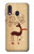S3081 Wooden Raindeer Graphic Printed Case Cover Custodia per Samsung Galaxy A40