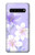 S2361 Purple White Flowers Case Cover Custodia per Samsung Galaxy S10 5G
