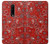 S3354 Red Classic Bandana Case Cover Custodia per OnePlus 7 Pro