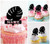 TA0893 Jungle Monstera Leaf Acrilico Cupcake Topper Torte e Muffin per Matrimonio Compleanno Festa Decorazione 10 pezzi
