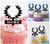 TA0919 Hellenismos Acrilico Cupcake Topper Torte e Muffin per Matrimonio Compleanno Festa Decorazione 10 pezzi