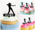 TA1004 Street Dance Hip Hop Female Acrilico Cupcake Topper Torte e Muffin per Matrimonio Compleanno Festa Decorazione 10 pezzi