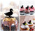 TA1027 Duck Barn Yard Animal Farm Acrilico Cupcake Topper Torte e Muffin per Matrimonio Compleanno Festa Decorazione 10 pezzi