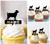 TA1036 Goat Barn Yard Animal Farm Acrilico Cupcake Topper Torte e Muffin per Matrimonio Compleanno Festa Decorazione 10 pezzi