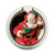 S1417 Santa Claus Merry Xmas Grafico Anello Impugnatura e Pop Up Telefono Grip