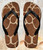 FA0223 Giraffe Skin Sandali Ciabatte Infradito per Spiaggia e Piscina Unisex