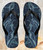 FA0351 Light Blue Marble Stone Graphic Printed Sandali Ciabatte Infradito per Spiaggia e Piscina Unisex