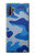 S2958 Army Blue Camo Camouflage Case Cover Custodia per Samsung Galaxy Note 10 Plus