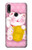 S3025 Pink Maneki Neko Lucky Cat Case Cover Custodia per Huawei P Smart Z, Y9 Prime 2019