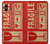 S3552 Vintage Fragile Label Art Case Cover Custodia per iPhone X, iPhone XS