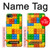S3595 Brick Toy Case Cover Custodia per iPhone 7, iPhone 8, iPhone SE (2020) (2022)